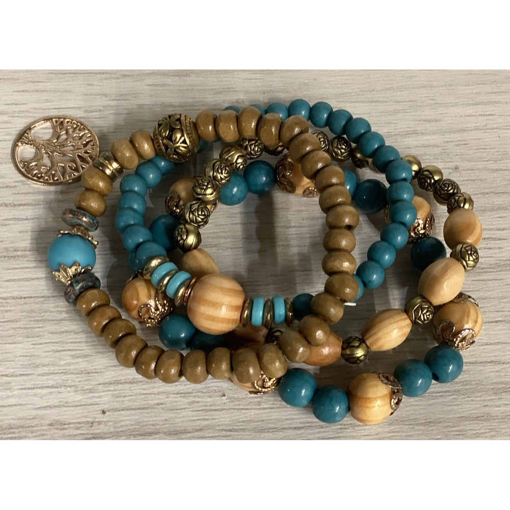 Goldtone Bracelet Set of‎ Four